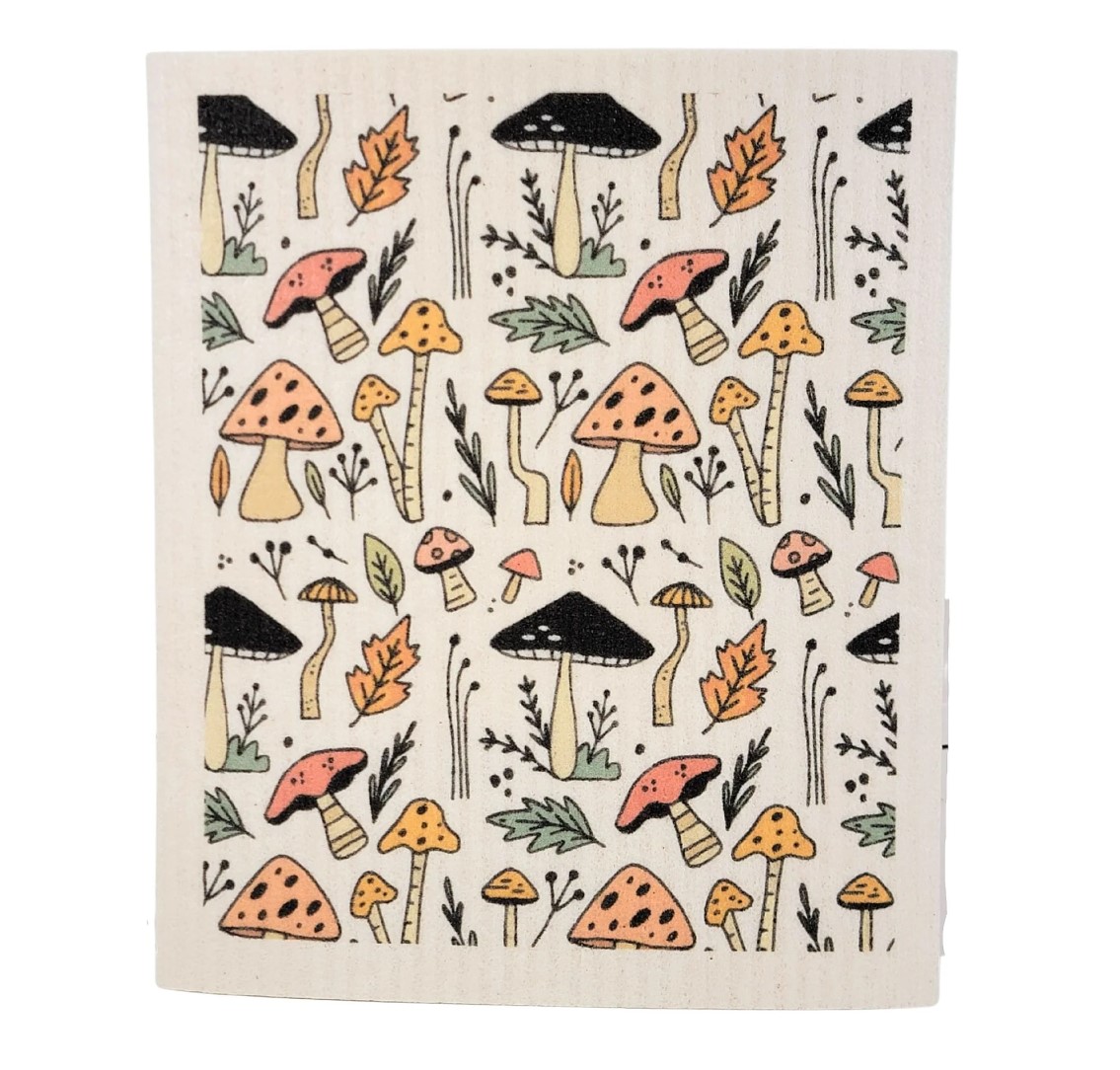 Swedish Dishcloth Summer Mushroom The Joyful Gourmet