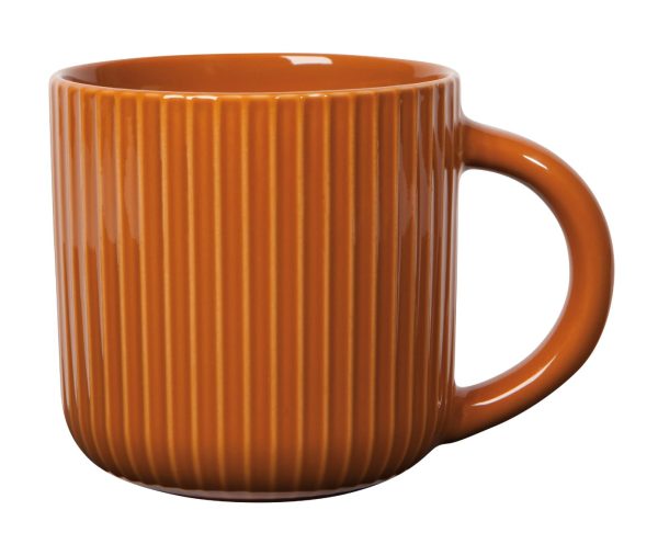 Mug - Fluted, Cognac