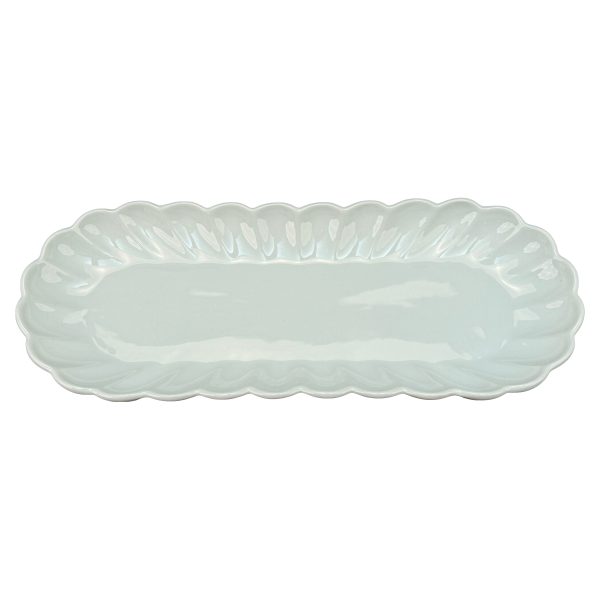 Platter - Oblong, Petal, 12"x6"x1.5"