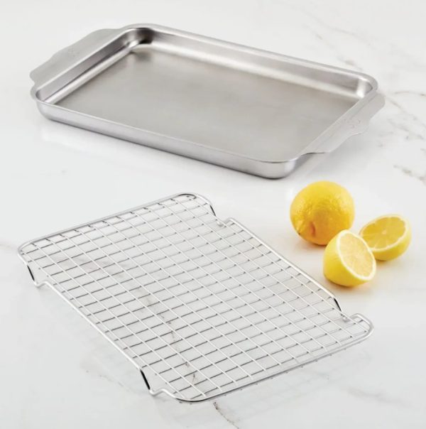 Sheet Pan - Quarter Sheet with Baking Rack